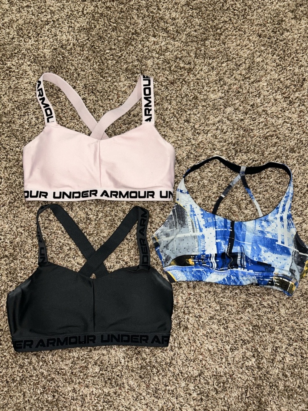 Under Armour & Rebok Sports Bra Trio